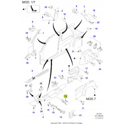 Łącznik Listwa boczna FORD Fiesta 1995-2002 1005448