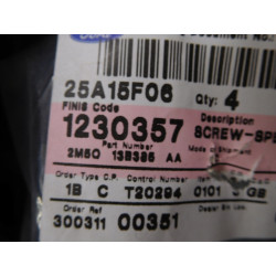 Śruba - Specjalna, Reflektory I Kierunkowskazy Focus 1998-2005 OE 1230357