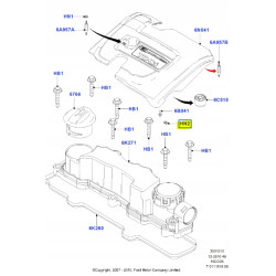 Nakrętka Sprężynująca, Pokrywa FORD Focus 04-08/Focus C-MAX 03-07 1355877
