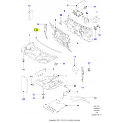 Uszczelka, Izolatory-Przód FORD Mondeo 2000-2007 OE 1327818