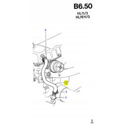 Przewód, Układ Kontroli Emisji Spalin FORD Fiesta 1989-1996 OE 6137838