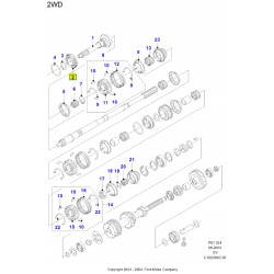 Łożysko, przekładnia Ford Everest/Endeavour 2003-2006 OE 4118796