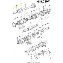 Pierścień Zatrzaskowy, Skrzynia Biegów Ford Escort 1995-2001 OE 5012746