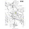 Podkładka wahacza przód Ford Transit 1985-1991 OE 6162809