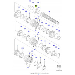 Pierścień - łożysko ustalające Ford Fiesta OE 1041100