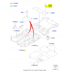 Spinka, listwa podłogowa Ford S-MAX/Galaxy OE 1452948