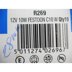 Żarówka Ring Automotive C10W 10 W R269