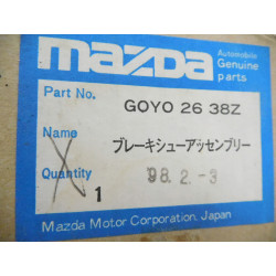 Szczęki hamulcowe tył Mazda 626 II OE G0Y0 26 38Z