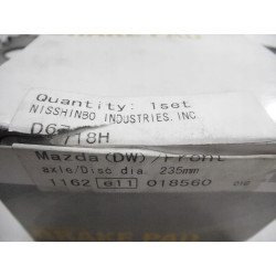 Klocki hamulcowe przód Mazda (DW) OE DCY1-33-23Z