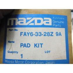 Klocki hamulcowe tył Mazda 323 626 OE FAY6-33-28Z 9A