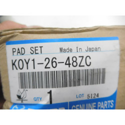 Zestaw klocków hamulcowych, hamulce tarczowe tył Mazda CX-5 OE K0Y1-26-48ZC