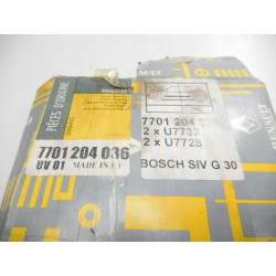 Zestaw klocków hamulcowych, hamulce tarczowe Renault Clio Megane 7701204036