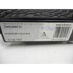 Dywaniki gumowe Hyundai I20 II III PRISMAT 1541