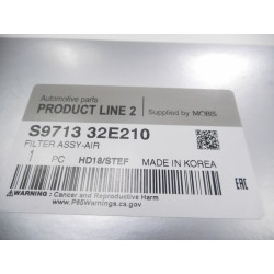 Filtr kabinowy Hyundai Tucson OE S9713 32E210