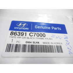 Naklejka drzwi tylnych, prawy przód Hyundai I20 OE 86391 C7000