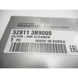 Filtr powietrza Hyundai I10 OE S2811 3B9000