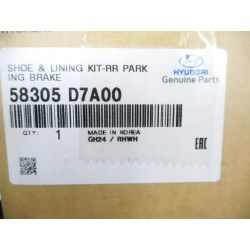 Zestaw szczęk hamulcowych, hamulec postojowy Hyundai Tucson OE 58305 D7A00