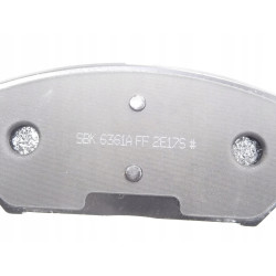 Zestaw klocków hamulcowych, hamulce tarczowe Hyundai I30 OE 58101 G4A00