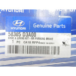 Szczęki hamulca ręcznego tył Hyundai Tucson OE 58305 D3A00