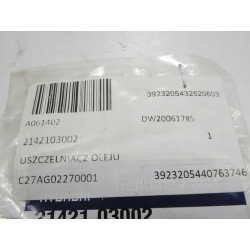 Pierścień uszczelniający wału, wał korbowy Hyundai I10 I20 OE 21421 03002