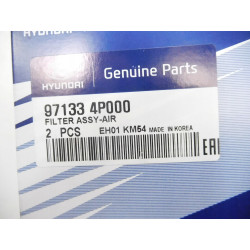 Filtr, wentylacja przestrzeni pasażerskiej Hyundai I20 OE 97133 4P000
