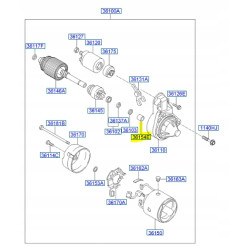 D.E.BEARING HYUNDAI I10 I20 OE 36154-02752