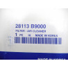 Filtr powietrza Hyundai I10 OE 28113 B9000