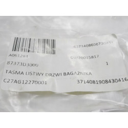Listwa, uszczelka tylnego panelu Hyundai Tucson OE 87373 D3000