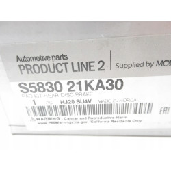 Klocki hamulcowe tył Hyundai IX20 JC S5830 21KA30