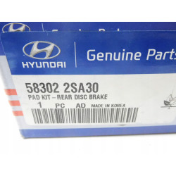 Zestaw klocków hamulcowych, hamulce tarczowe Hyundai Accent OE 58302 2SA30