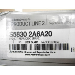 Klocki hamulcowe tył Hyundai I30 I40 S5830 2A6A20