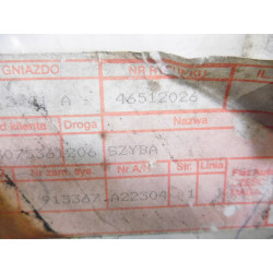 Szyba boczna prawy tył Fiat Seicento OE 46512026