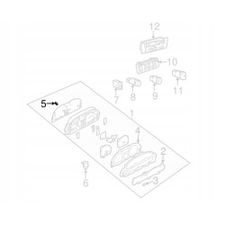 Żarówka deska rozdzielcza Hyundai Accent OE 94369 3C000