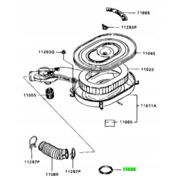 USZCZELKA,FILTR POWIETRZA DO WĘGLA MITSUBISHI MONTERO PAJERO OE MD025181
