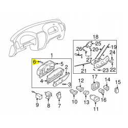 Żarówka, deska rozdzielcza Hyundai Accent OE 94369 25400