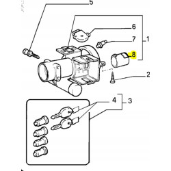 TULEJA WŁĄCZNIKA ZAPŁONU FIAT TEMPRA TIPO OE 7573489