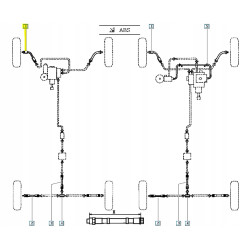 Przewód hamulcowy Renault R21 OE 7704003955