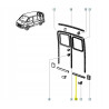 Uszczelka drzwi dolna Renault Trafic I OE 7700774647