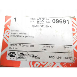 Przegub mocujący / prowadzący Febi Bilstein 09691