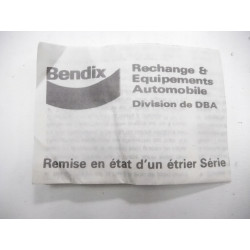 Zacisk lewy hamulca BENDIX Renault 14 7701201108