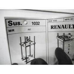 Naklejka, narzędzie specjalne Renault OE SUS. 1032