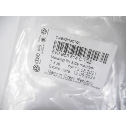 LISTWA PROGOWA PRAWY PRZÓD SKODA FABIA III OE 6V0853814C