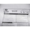 Folia ochronna tylnego zderzaka Hyundai I30 OE A6272 ADE00TR