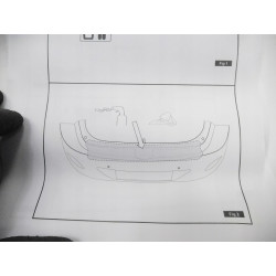 Folia ochronna tylnego zderzaka Hyundai I30 OE A6272 ADE00TR