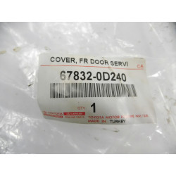 Wygłuszenie drzwi lewy przód Toyota Yaris III LIFT OE 67832-0D240