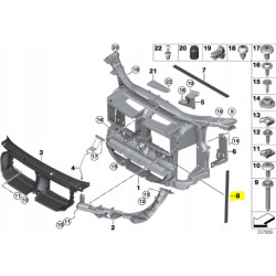 Uszczelka modułu chłodzącego BMW E90 E91 OE 51647134101