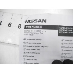 Listwy zderzaka Nissan Qashqai J11 OE KE600-4E002-IC