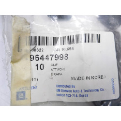 Klips uszczelki drzwi przednich Chevrolet Aveo Spark OE 96447998