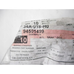 Śruba tarczy hamulcowej Chevrolet Spark Matiz OE 94501499