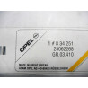Filtr powietrza Opel Kadett E OE 25062268